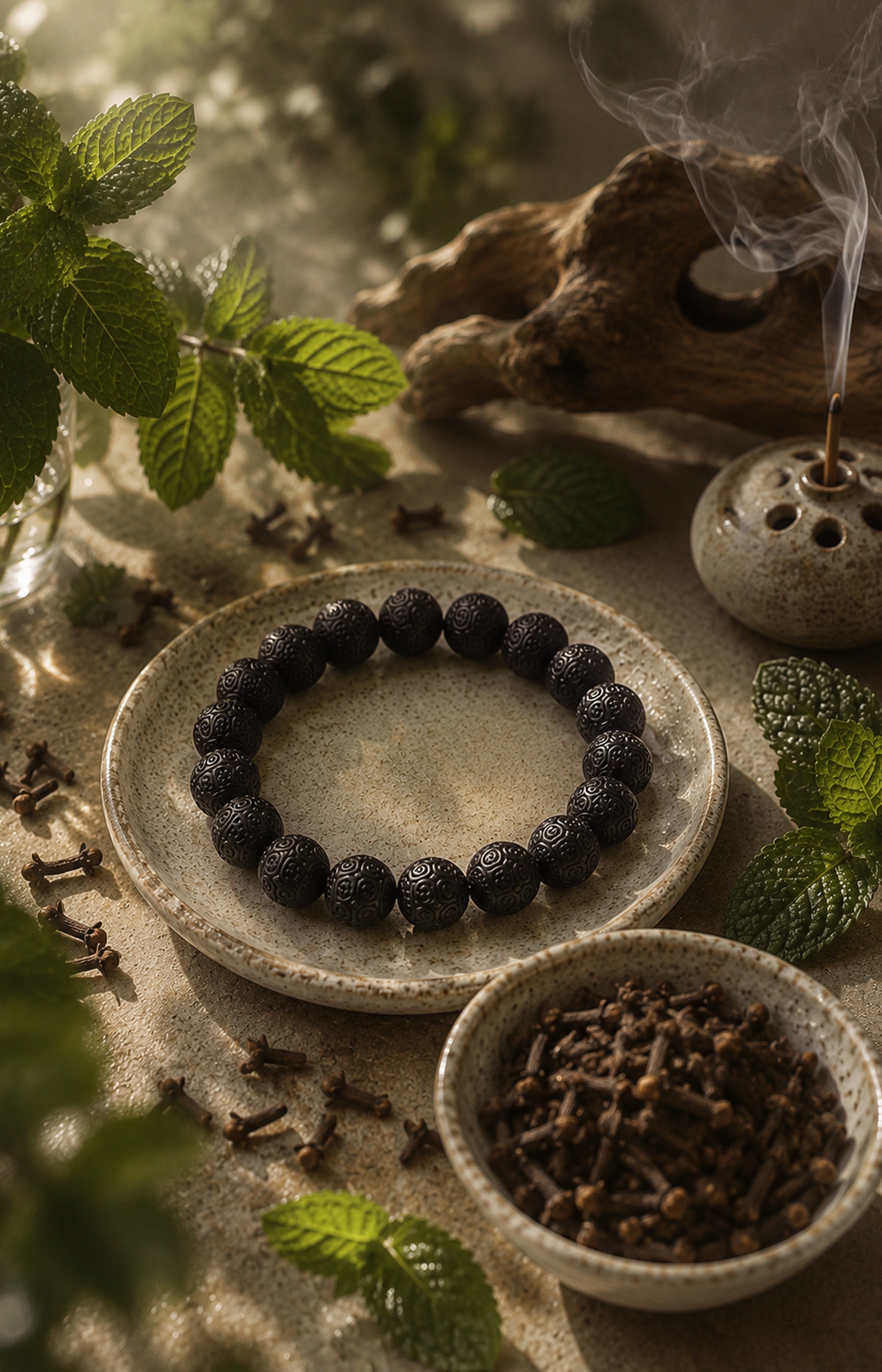 Cool Ember - Mint & Clove Botanical Scent Bracelet