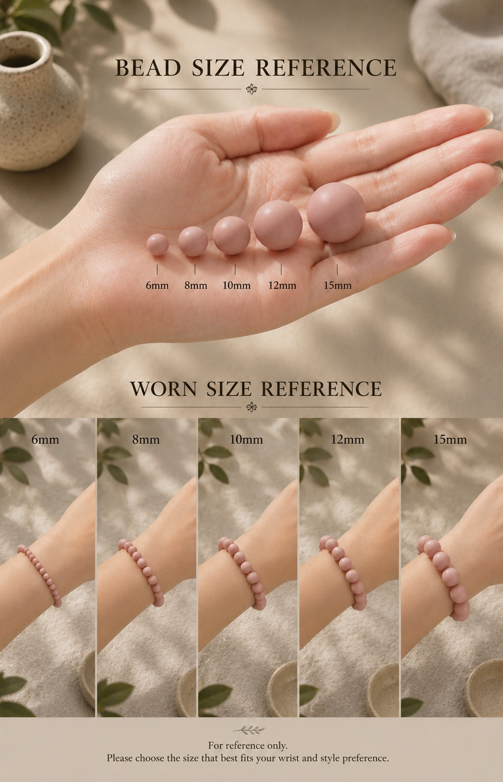 Rose Relic – Deep Rose & Earthy Notes Botanical Scent Bracelet