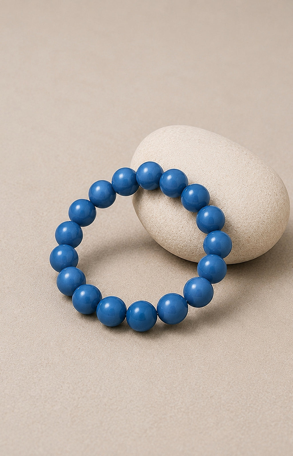 Azure Stillness – Mint & Cool Green Notes Botanical Scent Bracelet