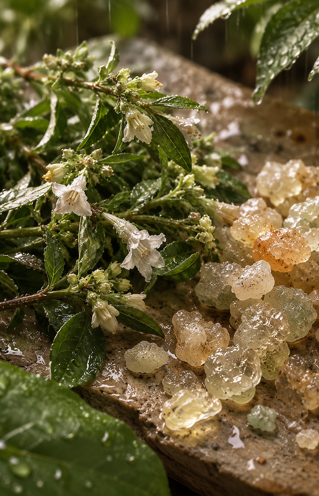 Verdant Nocturne – Sandalwood & Frankincense Botanical Scent Bracelet